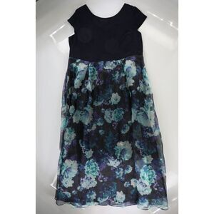 Sl Fashions Womens Belted Maxi Dress, blue, Plus Size, 18W